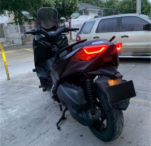 Placaoutpro LED para moto-evita fotomultas